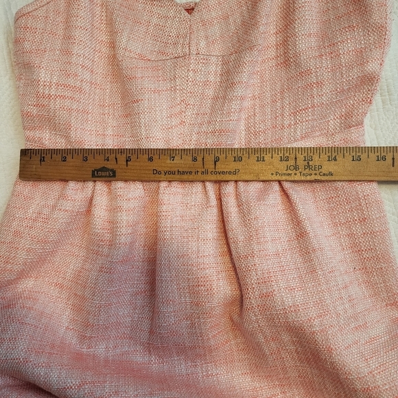 J. CREW coral spaghetti strap dress with pockets. Women's size 10. - Picture 13 of 14